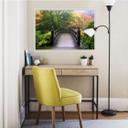 Zelfklevende Poster - Brug in het Groen