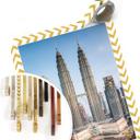 Plakat - Colombo - Petronas Towers in Kuala Lumpur