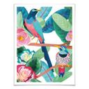Póster Goed Blauw - Pájaros en primavera