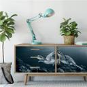 Zelfklevende Poster - Narchuk - Traveling Turtles