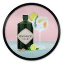 Póster Cóctel Gin Tonic - Lizde - Redondo
