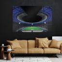Akrylbillede Hertha BSC - Fuldt olympisk stadion om natten