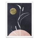 Póster Kubistika - Luna llena