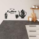 Sticker mural - Coffee time 3