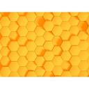 orange non-woven tapet Designwalls Honeycomb 