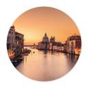 Póster Puesta de sol en Venecia - Zhang - Redondo