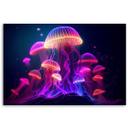 Canvas print neon abstraktion