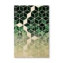 Cuadro de madera Fredriksson - La naturaleza se une a la geometría