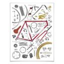 Póster Sparshott - Estructura de una bicicleta