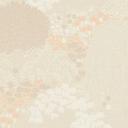 Papel pintado no tejido con Muestra beige crema - papel pintado con acentos naranjas