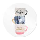 Póster Fredriksson - Una taza de felicidad - Redondo