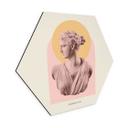 Hexagon Dibond Statue af gudinden Artemis - Grace Digital Art