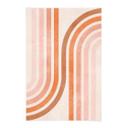Cuadro de tela Geometría fluida en estilo retro | Boho mural - Costa
