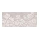 Selvklæbende stænkplade til køkken med vilde blomster i kridtlook beige - Bloomery Decor