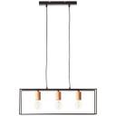 Pendelleuchte Amber, braun, 85,5 x 60 cm, Metall Pendellampe