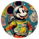 Wall Sticker Treechild - Astronaut Mickey
