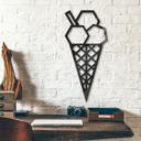 Decoración acrílica Helado de origami