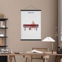 Póster de tela inspirado en la película "Forrest Gump" - Gomes