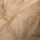 Papel pintado ondulado beige, marrón, dorado - papel pintado moderno brillante para la cocina