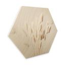 Hexagone - Bois 1X Studio - Herbes séchées