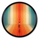 Póster mujer delante del arco iris - Taudalpoi - Redondo