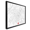Póster Eintracht Frankfurt - Mapa del estadio
