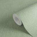 Fint mintgrønt non-woven tapet med hørstruktur - frisk tapet til køkkener