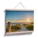Póster Puesta de sol en el mar Báltico