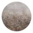 Wanddecoratie Pampasgras en grassen in beige - Ms Tiff - Alu-Dibond Rond