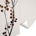 Fototapet - Rundt Kubistika - Golden Branch - vliesetapet/selvklæbende non-woven tapet