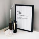Plakat - Typografi - Tja
