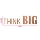 letra de madera 3D THINK BIG - caoba