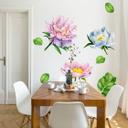 Sticker mural XXL - Variété colorée de fleurs - Set