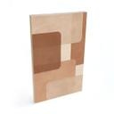 Cuadro de madera Abstracción boho en beige-marrón - Costa