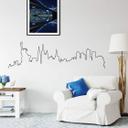 Muursticker New York Skyline Outline