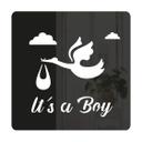 Decoración acrílica bebé - Es un niño