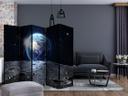 Paravent, Raumteiler freistehend, Trennwand - View of the Blue Planet II, 5-teilig - einseitig bedruckt - 225x172 cm