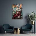 Canvasbillede, Kanindronning AI