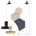 Plakat - Nouveauprints - Hexagons pink