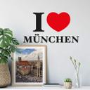 Wallsticker - I love München