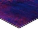 Glasbillede - Abstrakt kystlinje i violet - Schmucker - Firkantet
