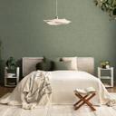 Non-woven tapet blomstret - slående Mønster i stengrå & naturlig tone