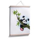 Plakat - Klatrende Panda