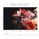 Fototapet pink orange mørk - Ikke-vævet tapet 3,75 m x 2,50 m blomstermotiv