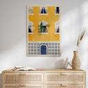 Cuadro de madera fachada Lisboa - Tomljanovic