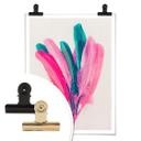 Póster Kubistika - Ramo de plumas