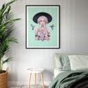 Plakat - Korenkova - Boho Girl 2 Mint
