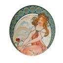 Wandcirkel Mucha - The Artist