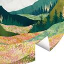 Tapet cirkel Farverig forårseng - SpaceFrog Designs - vliesetapet/selvklæbende non-woven tapet