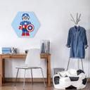 Hexagon - Alu-Dibond - Gomes - Captain America legetøj
